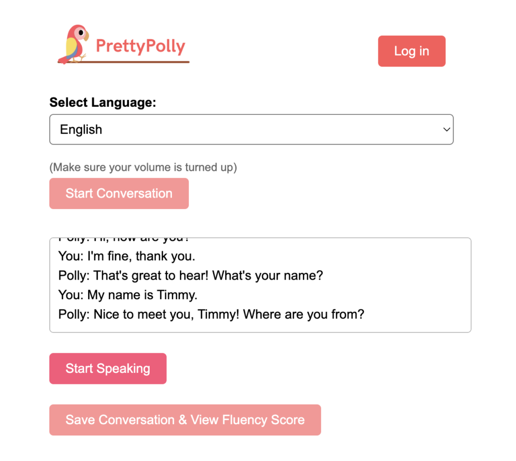 还在担心自己的口语太差了吗？PrettyPolly-免费在线AI外语口语练习工具